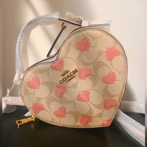 Coach heart crossbody bag
